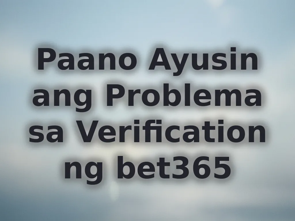 Verification troubleshooting